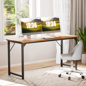 Sweetcrispy desk in bedroom setup creates a tidy workspace.