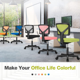 Sweetcrispy chair space-saving design fits compact home offices.