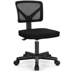Sweetcrispy small office chair with Y-shaped backrest supports posture during long study sessions