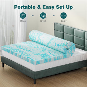Sweetcrispy ventilated topper delivers breathable comfort for cooler nights.