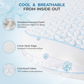 Sweetnight 3D mesh circulation promoting airflow for cooler nights