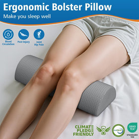 SweetSlubr knee pillow in ergonomic-support view aligning hips and spine.