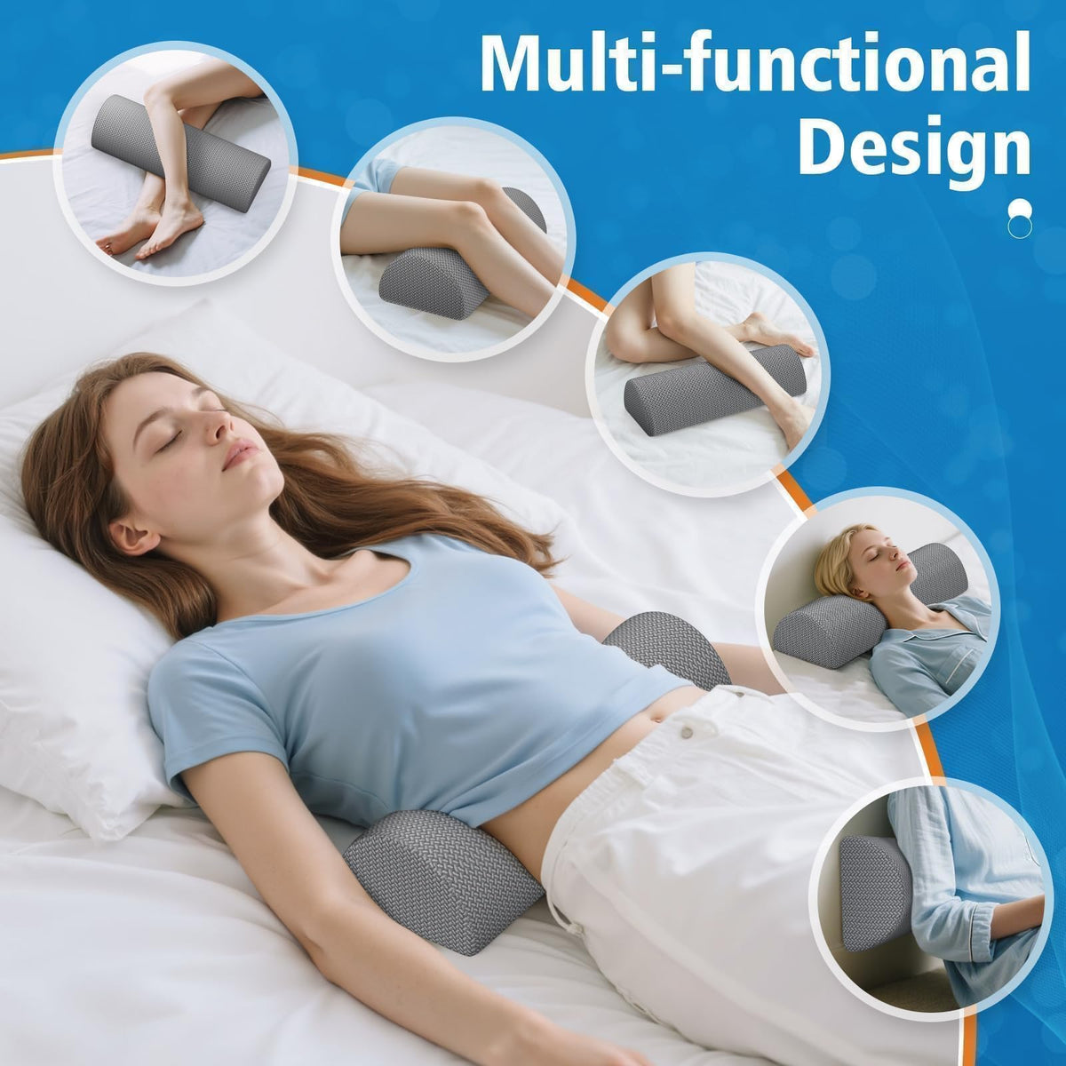 SweetSlubr temperature-responsive foam adapts to body warmth for comfort.