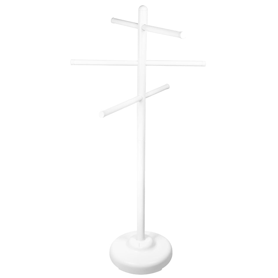 Swimline HydroTools 89032 towel rack with water-weighted base.