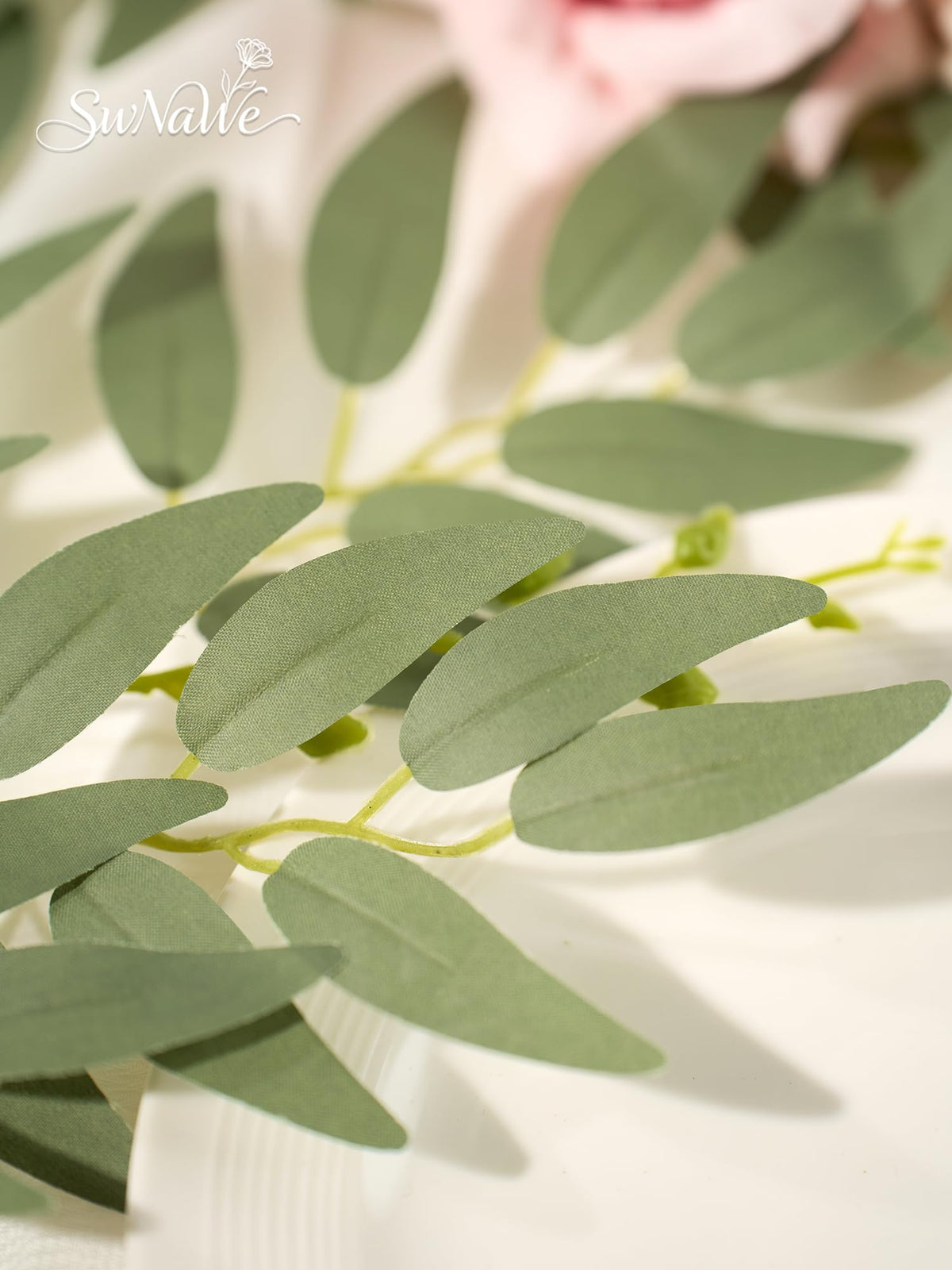 SWNAWE silk-leaved ruscus 21in spray adds lifelike fullness to bouquets