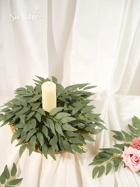 SWNAWE wedding arch greenery stem creates lush backdrops