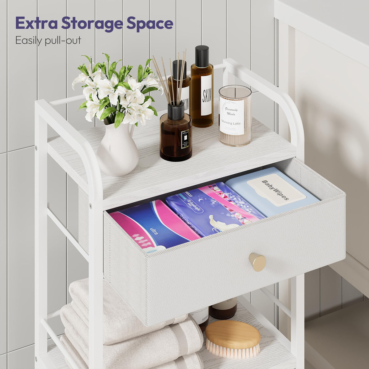 SWTYMIKI durable metal frame with wood panels engineered for humidity