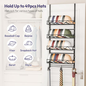 SWTYMIKI adjustable baskets provide flexible spacing for different hat sizes