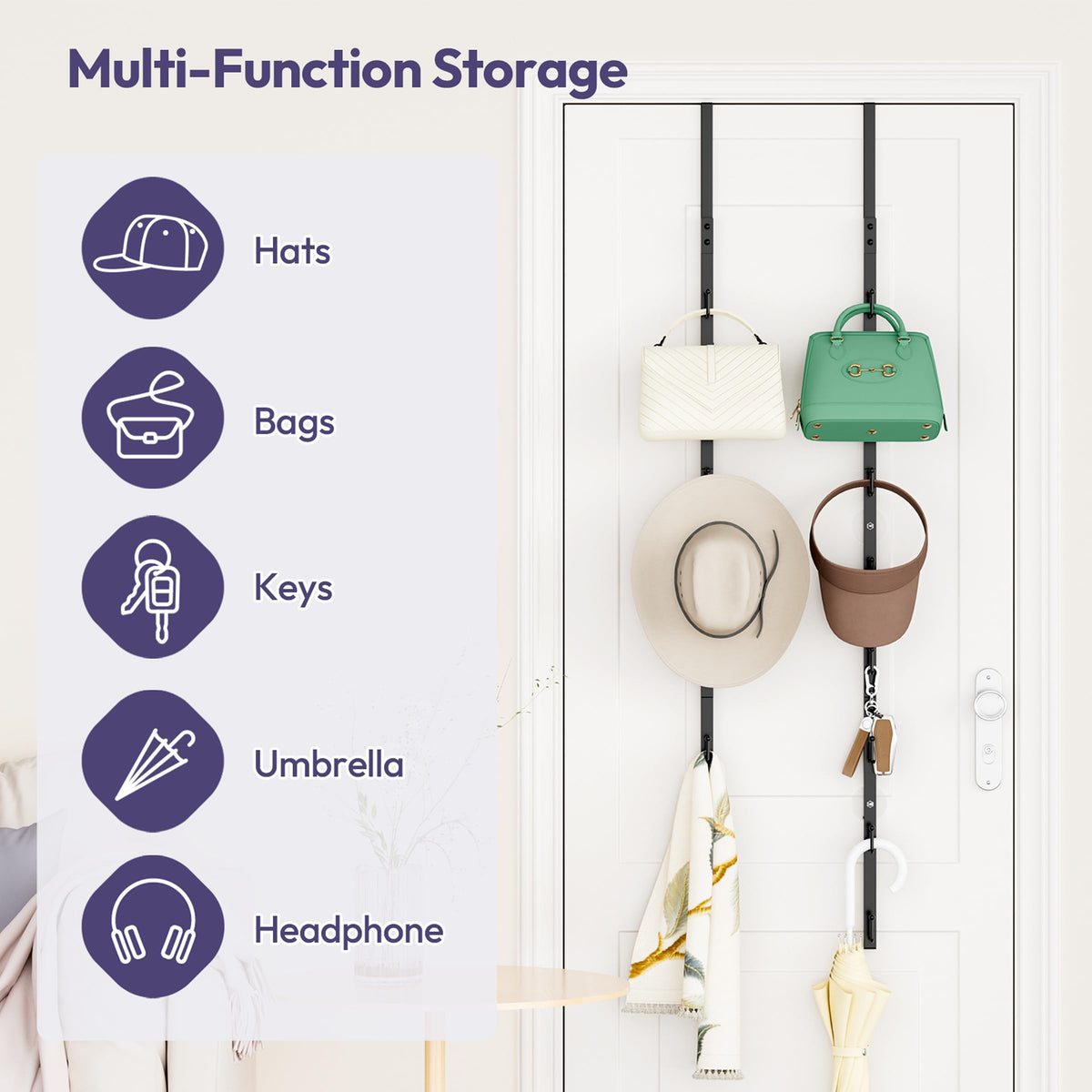 SWTYMIKI durable purse organizer uses premium materials to prevent sagging.