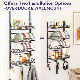 SWTYMIKI heavy-duty metal frame ensures durable long-term hat storage