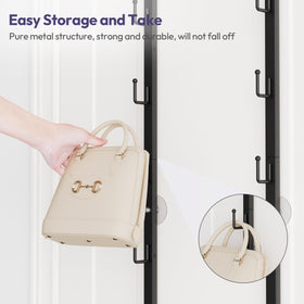 SWTYMIKI sleek black finish adds modern style to closets and rooms.
