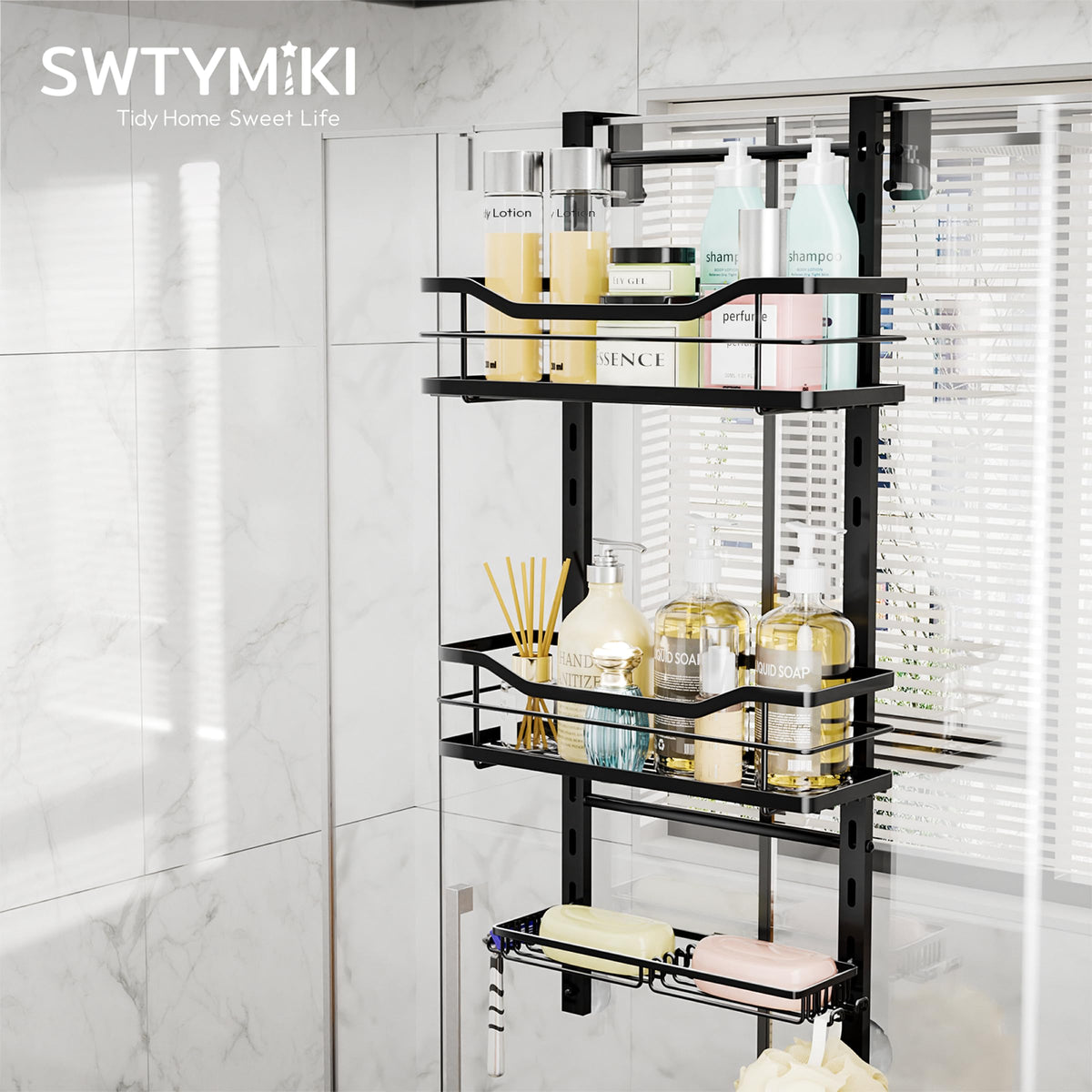 SWTYMIKI adjustable-top screws with EVA foam protect door and caddy contact points
