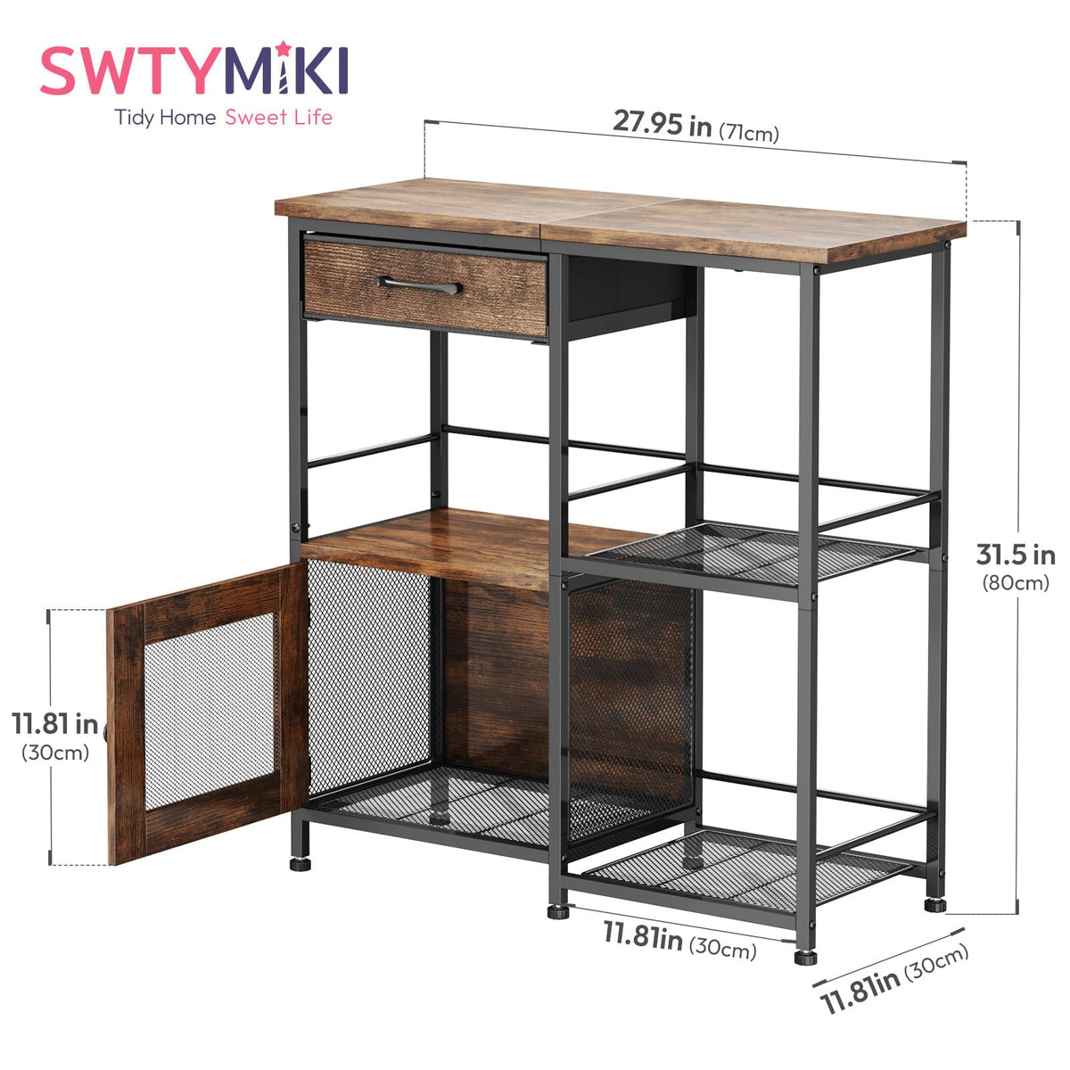 SWTYMIKI Coffee Bar suitable for living rooms and dining areas.