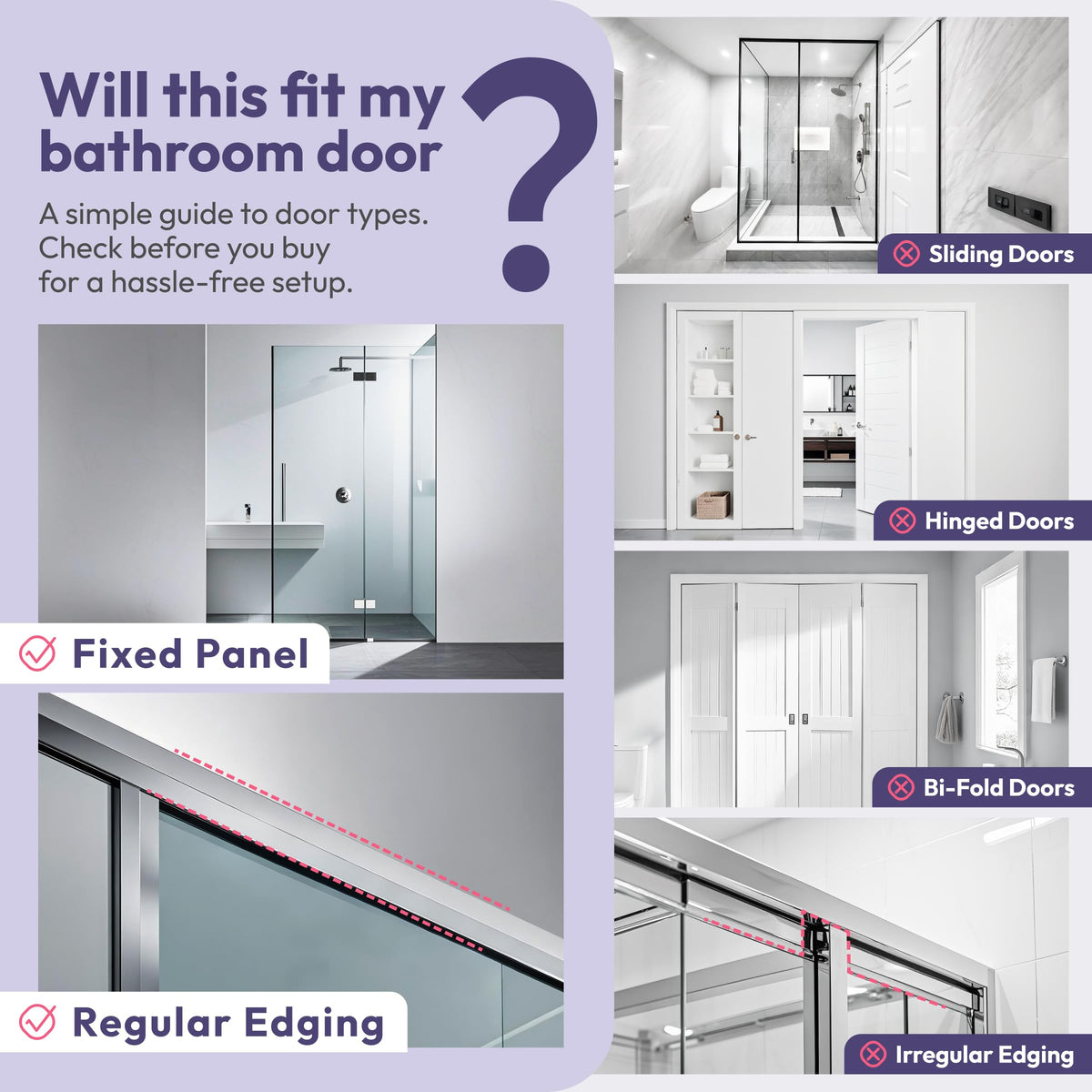 SWTYMIKI door-friendly caddy fits doors up to 1.77 inches thick