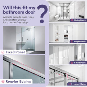 SWTYMIKI door-friendly caddy fits doors up to 1.77 inches thick