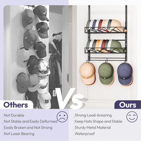 SWTYMIKI large capacity rack stores up to 29 caps