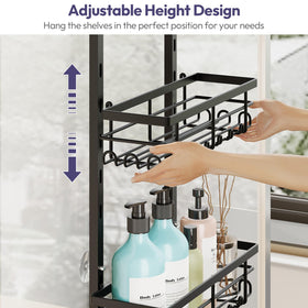 SWTYMIKI rustproof stainless steel shower rack withstands humidity