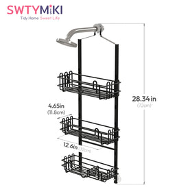 SWTYMIKI black design fits modern bathrooms with reliable durability.