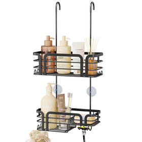 SWTYMIKI shower caddy over the door, space-saving hanging solution.