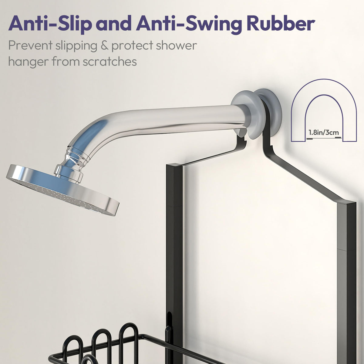 Rustproof stainless steel finish withstands humidity for long-lasting shine.