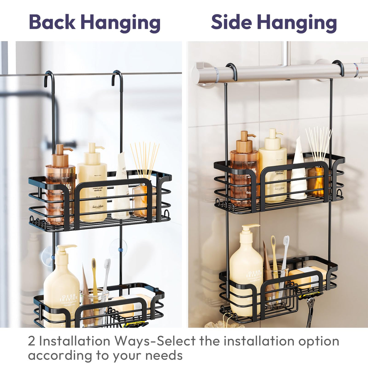 SWTYMIKI stainless steel resists rust in humid bathrooms.