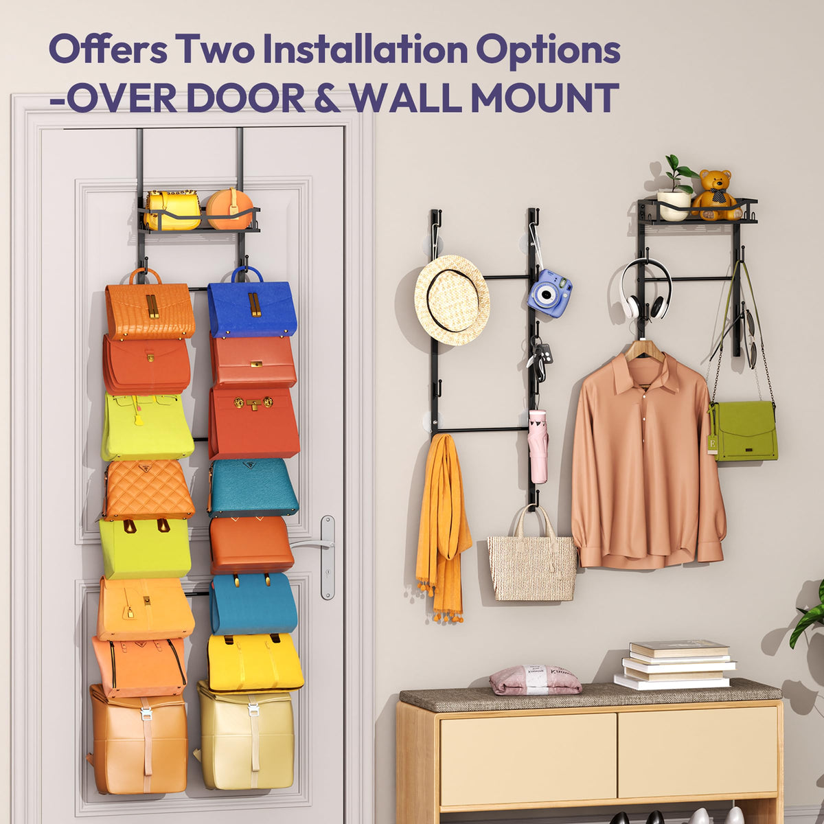 SWTYMIKI vertical storage saves space while keeping items organized.