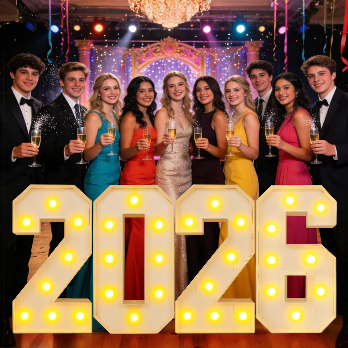 SXJINGLIMY marquee display enhances event ambiance.