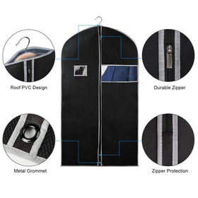 Syeeiex 40-inch bag features smooth zipper and durable closure.