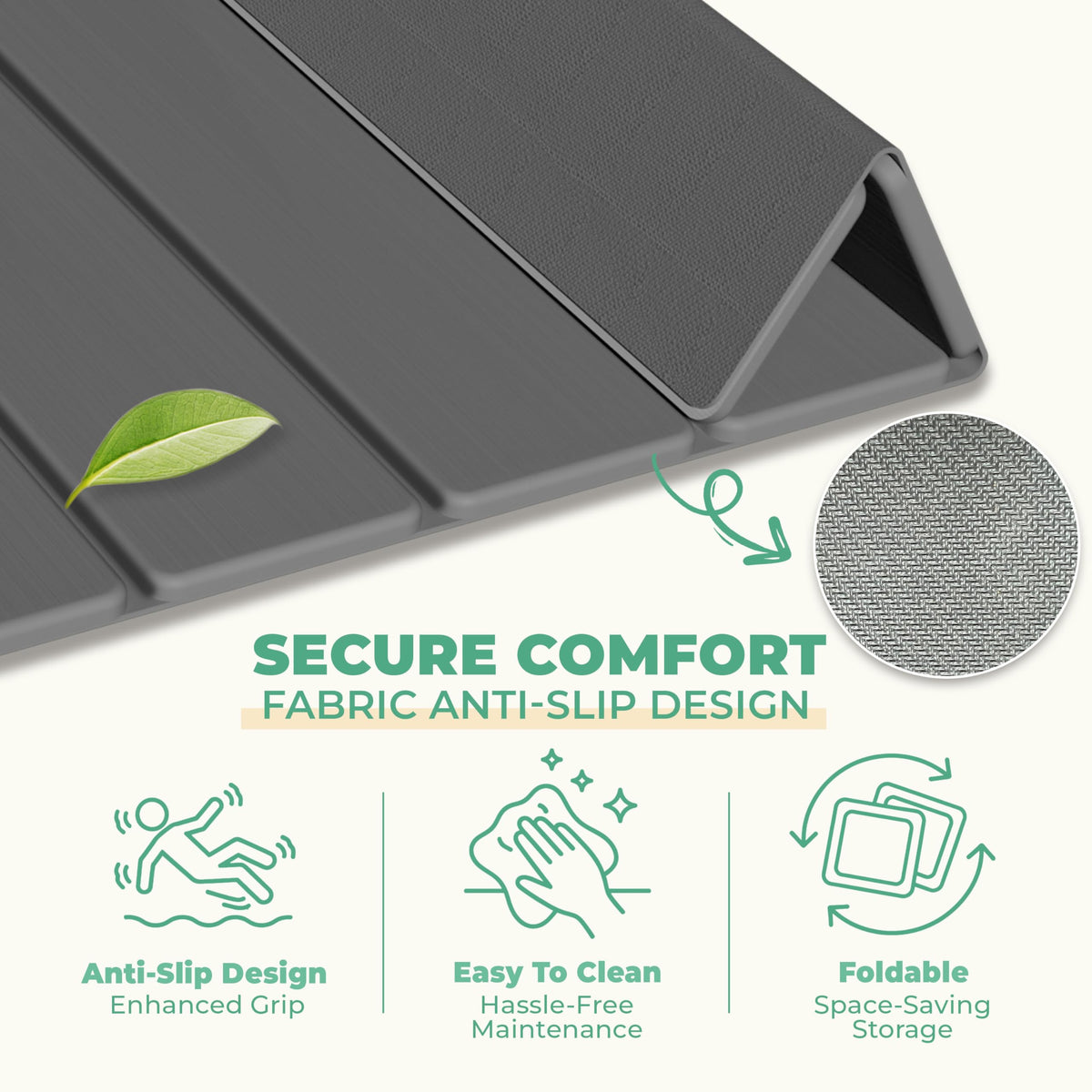 SYIPO diatomite bath mat shows natural texture and quick drying.