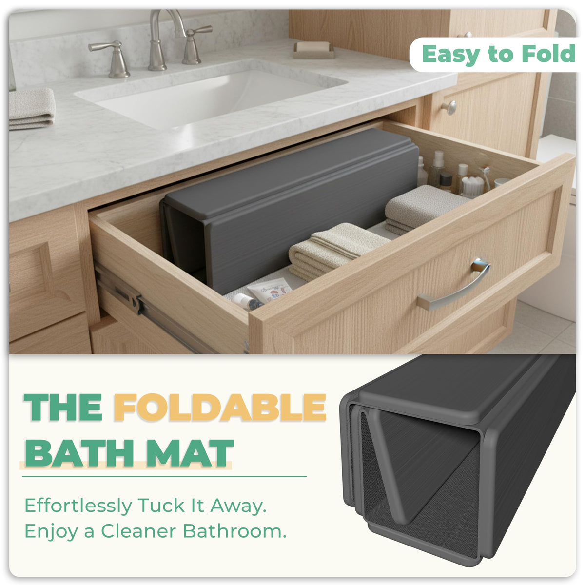 SYIPO easy-clean mat includes sandpaper for surface refresh.