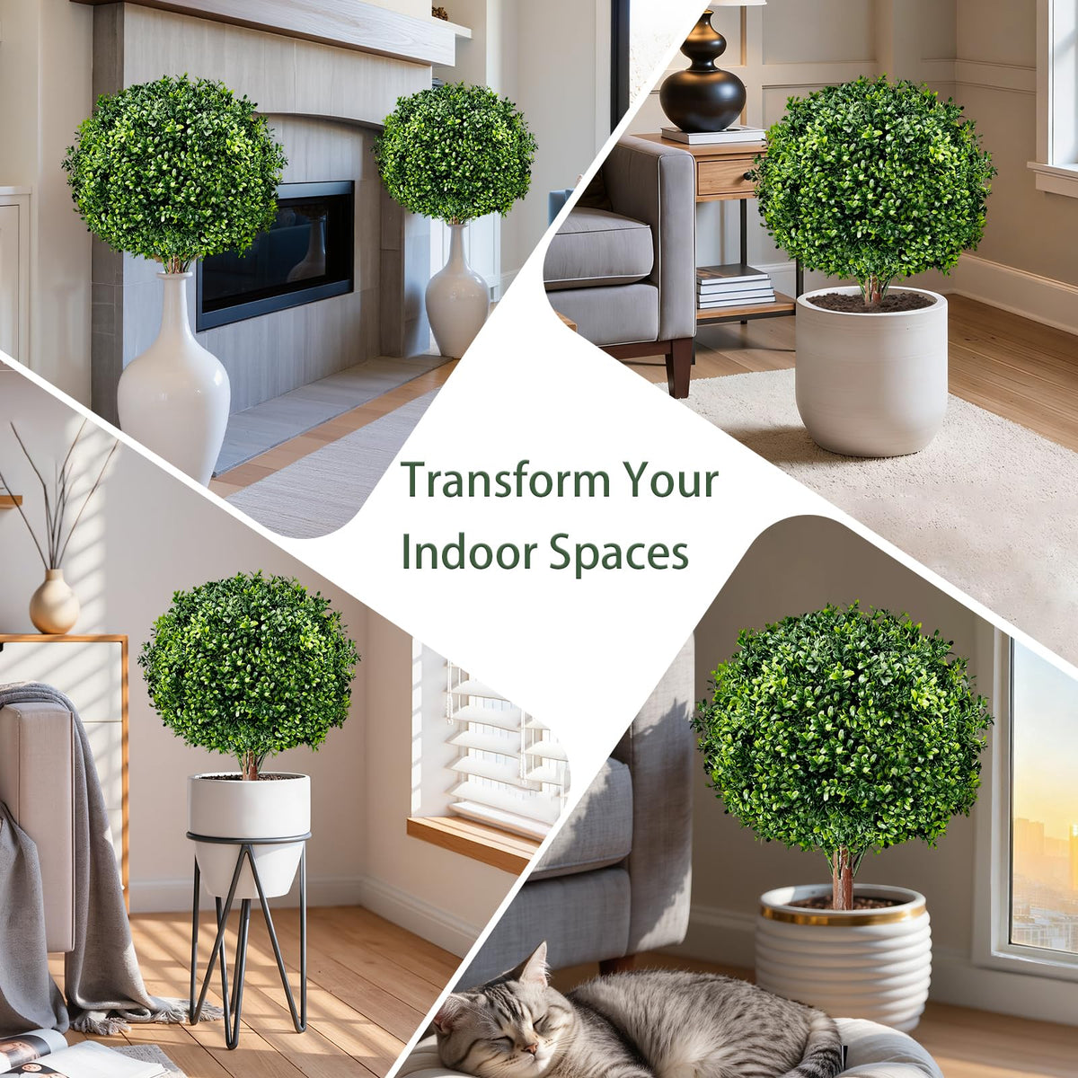 SylvanVerse UV-resistant topiary remains vibrant through sun and rain.