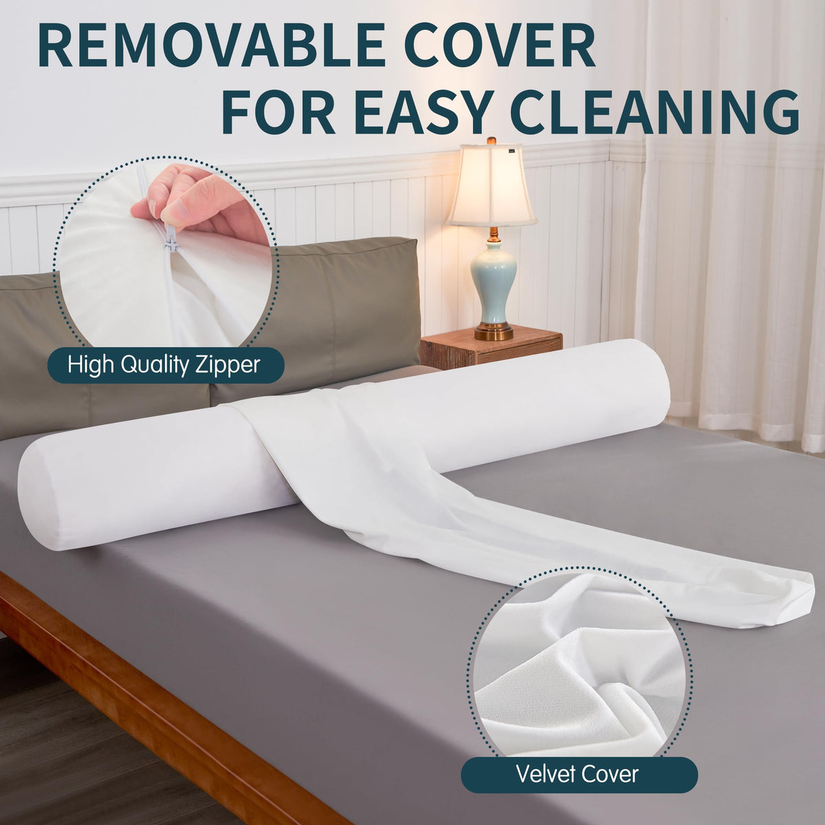 SyMax easy transport pillow packs flat and reshapes after traveling.