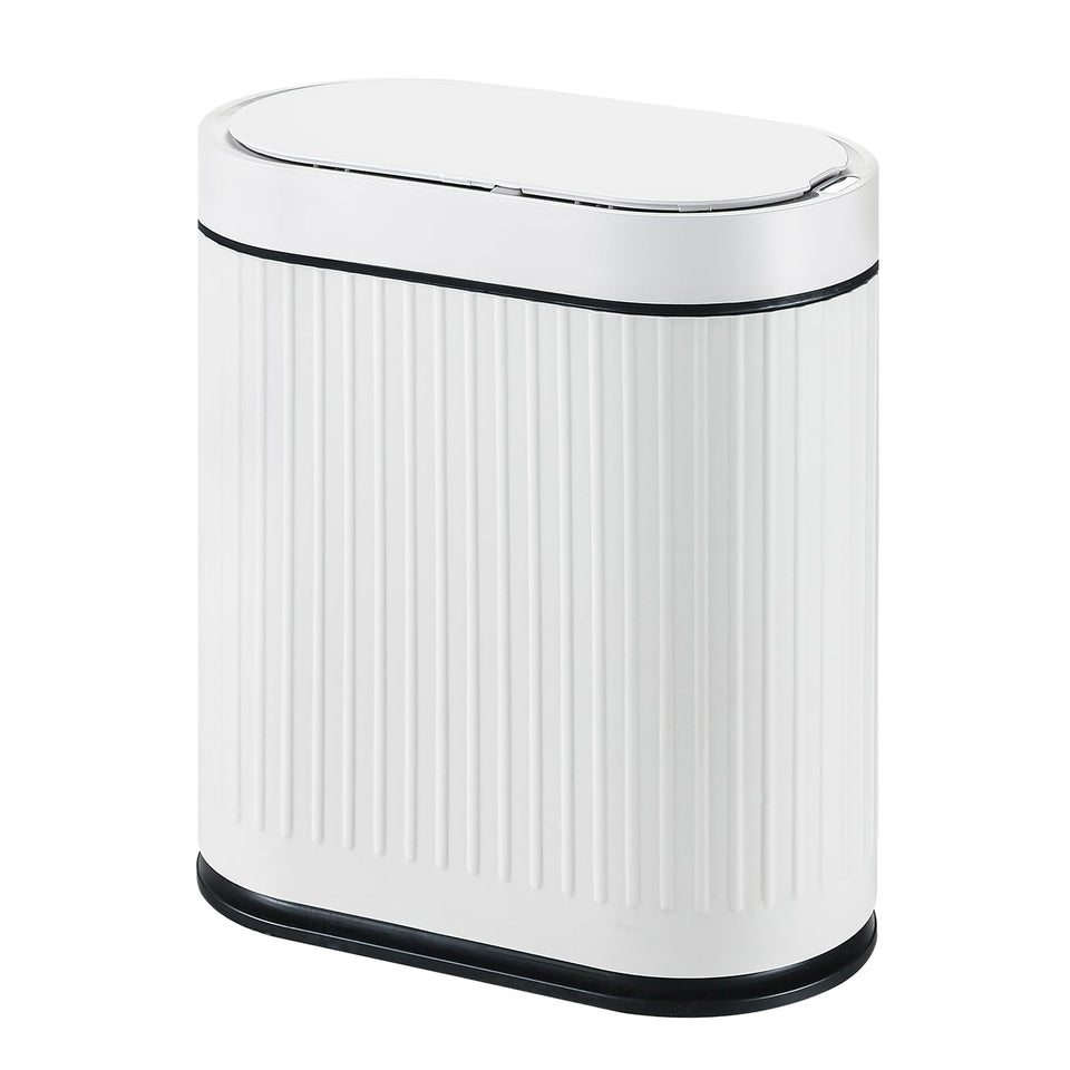 SYNCVIBE bathroom sensor trash can lid opens for hands-free disposal