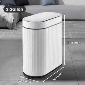 SYNCVIBE trash can lid closes softly to reduce noise
