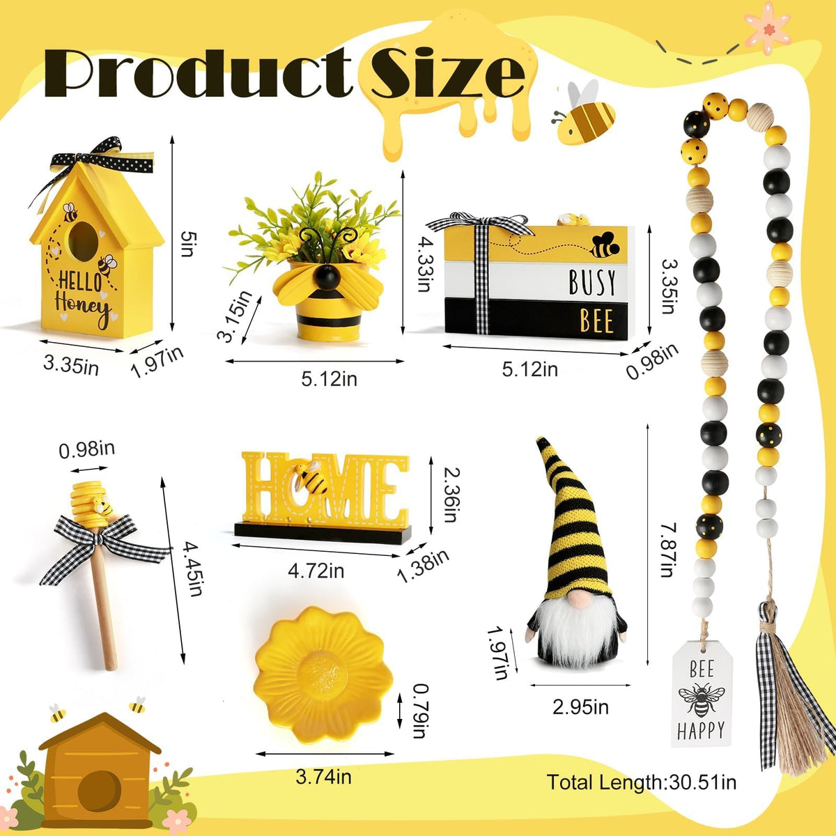 SYNCVIBE Busy Bee wooden block sparks playful kitchen styling.