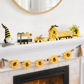 SYNCVIBE Honey dipper plate offers rustic centerpiece options.
