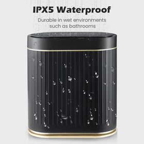 SYNCVIBE modern bathroom decor bin blends style with practical waste management.
