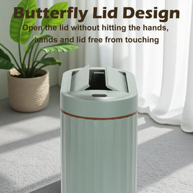 SYNCVIBE motion sensor activation makes waste disposal fast when hands are full.