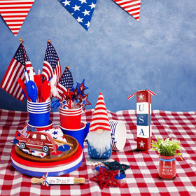 SYNCVIBE patriotic rolling pin — playful summer celebration accent.