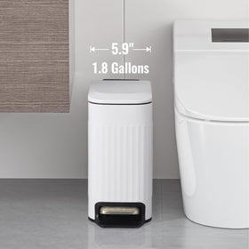 SYNCVIBE Slim trash can lid stays open at 90 degrees