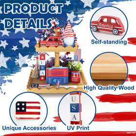 SYNCVIBE vertical USA star block — bold focal point for patriotic displays.