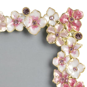 Synovana pink flower frame care and cleaning keeps it pristine.