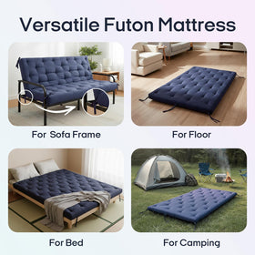Syrinx bed mat in a guest room configured for comfort