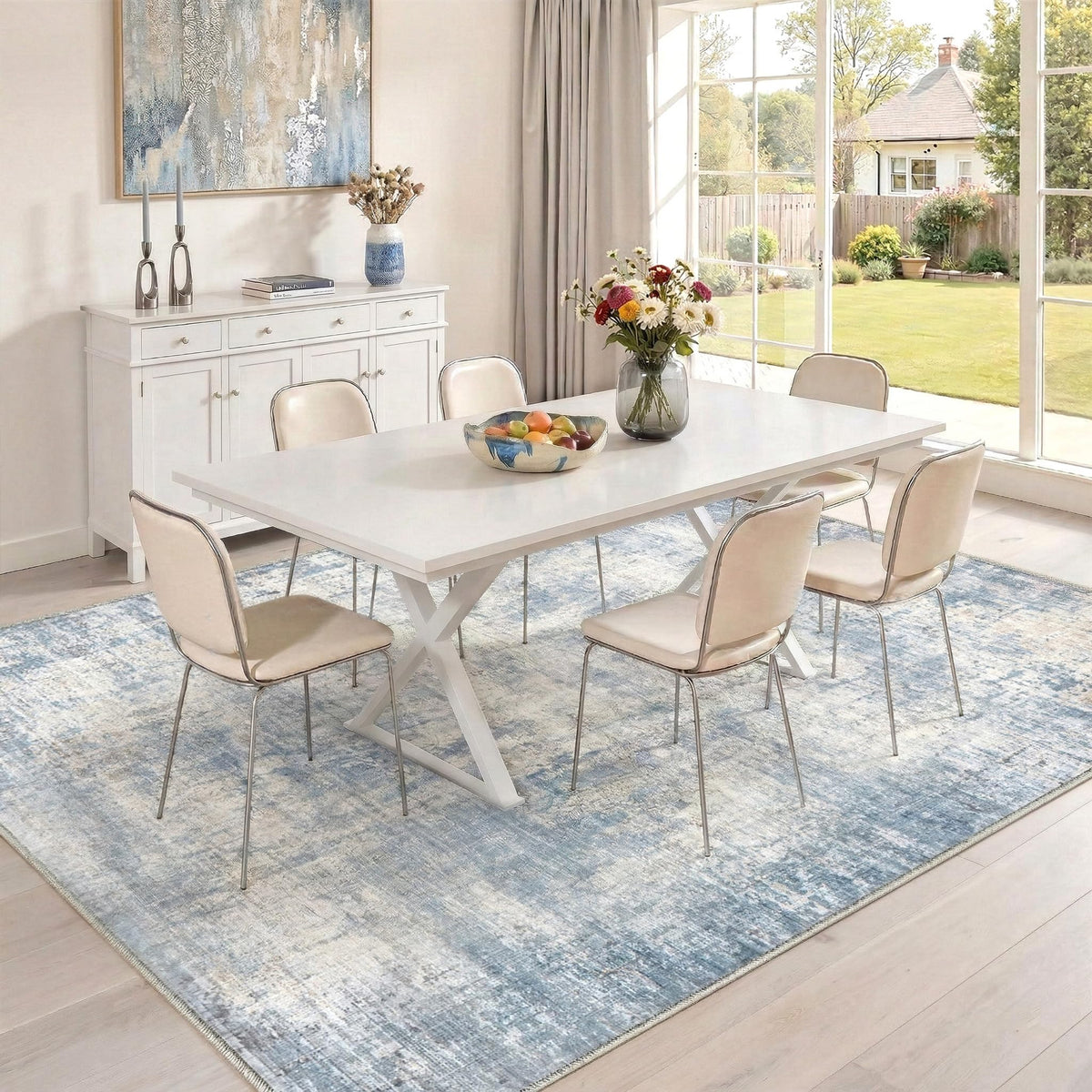 Syrlfar foldable design rug for easy storage and quick repositioning.