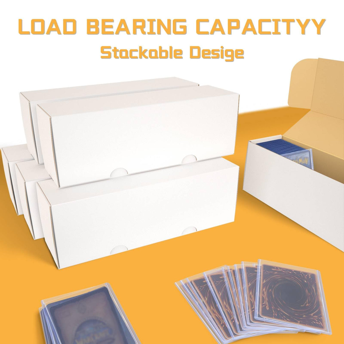 sysdmno card storage box dimensions fit 1200 top loaders