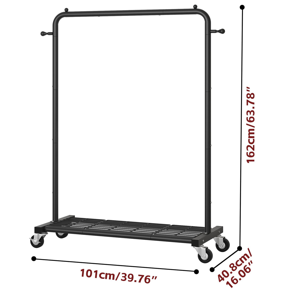 Sywhitta bottom shelf adds extra storage for shoes, boots, or boxes.