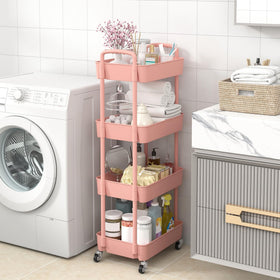 Sywhitta rolling cart in office setup for supplies and papers