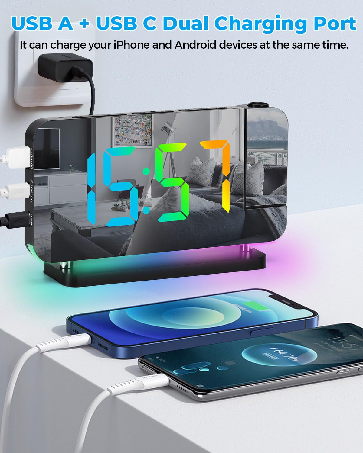 SZELAM alarm with multiple volume levels for varying wake-up needs