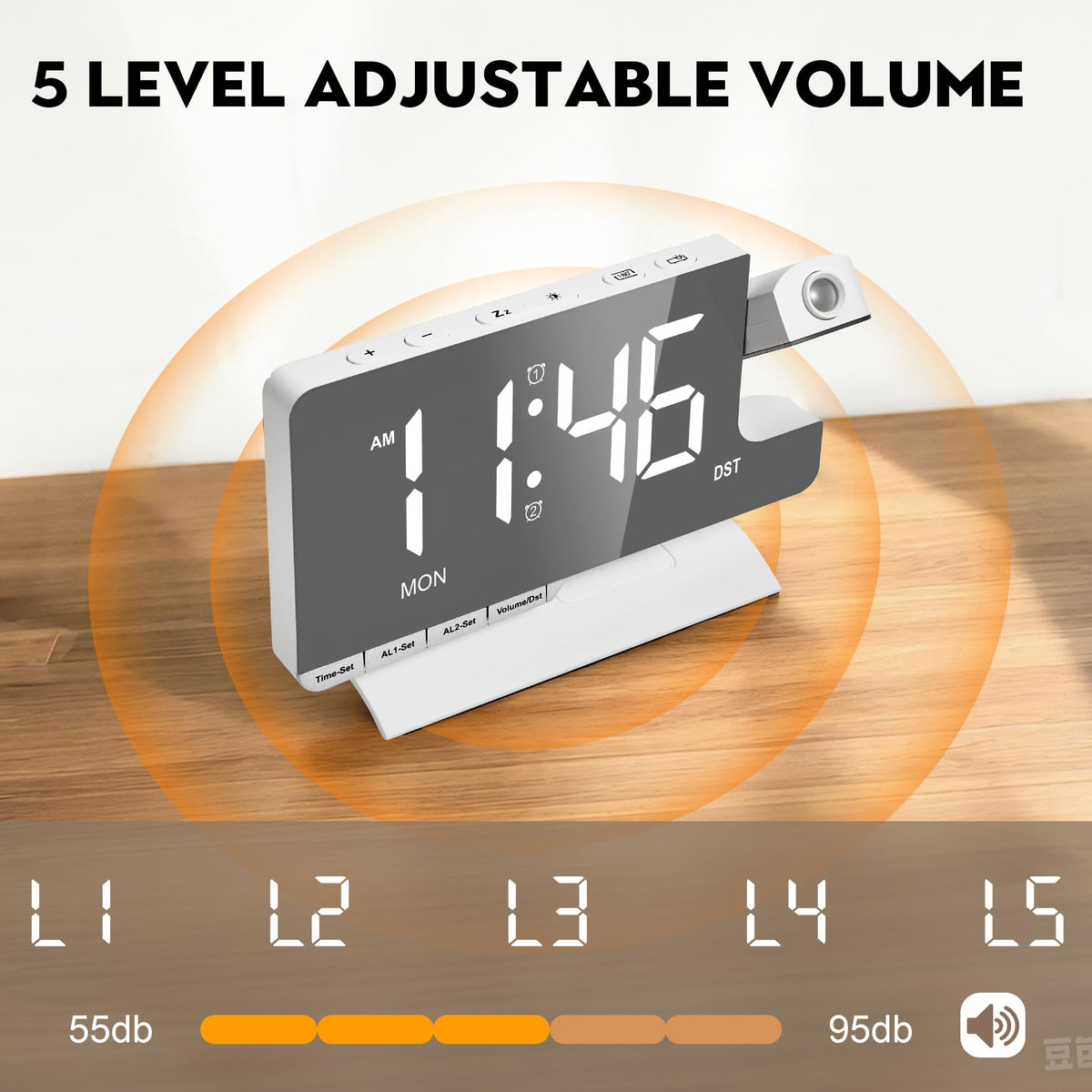 SZELAM date display keeps day and date visible at a glance