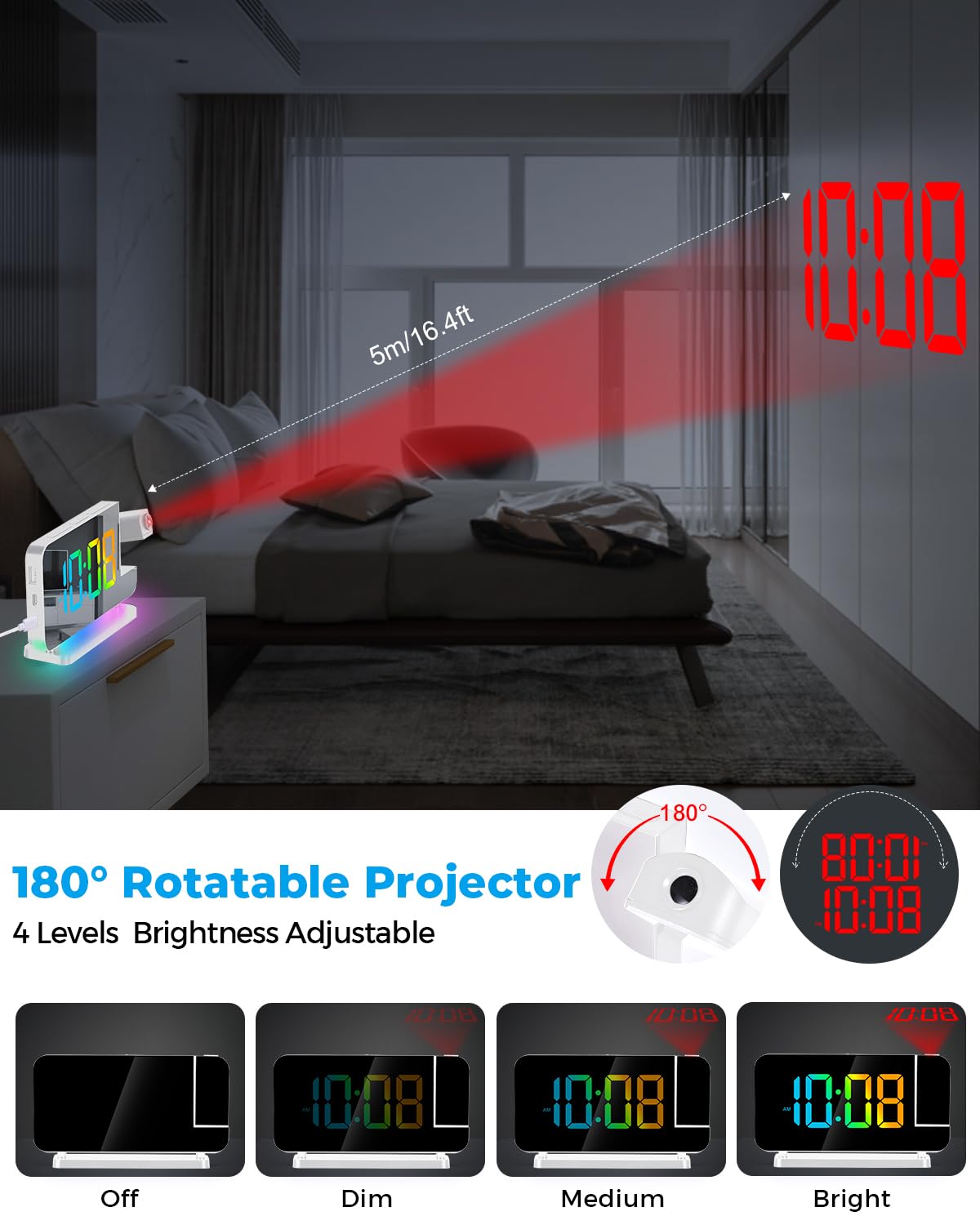 SZELAM RGB night light with 10 colors creates ambient mood